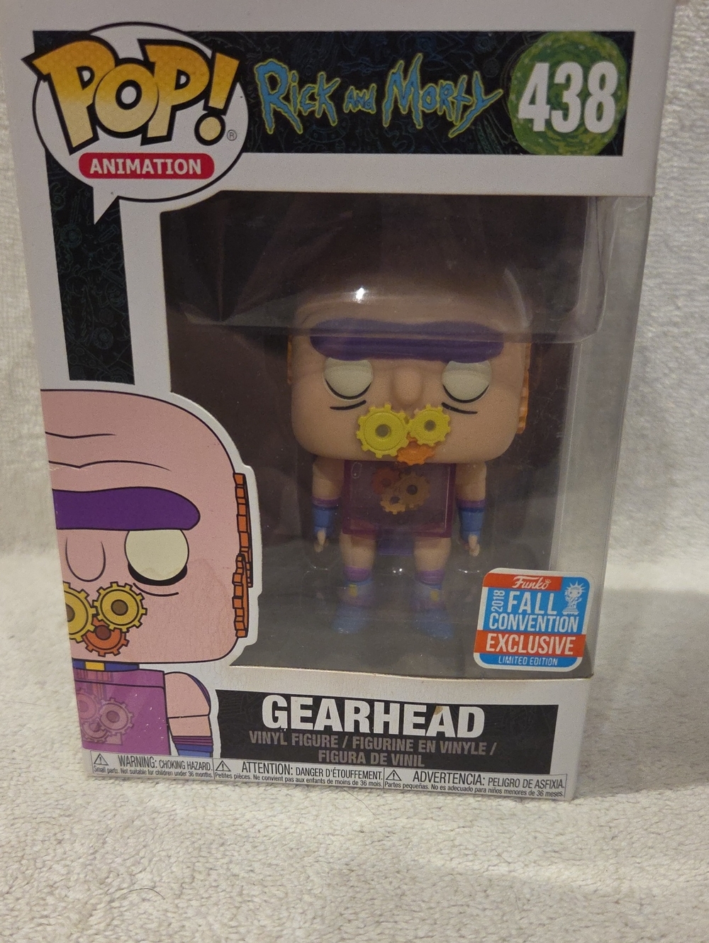 RICK AND MORTY GEARHEAD FUNKO POP